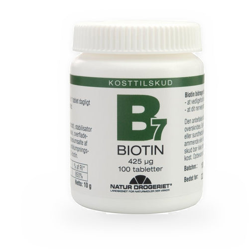Natur-Drogeriet Biotin 425 µg, 100 tabletter